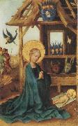 Stefan Lochner Adoration of the Child oil